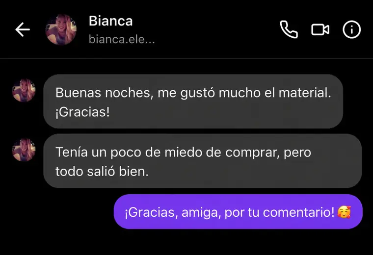 Testimonio de Bianca