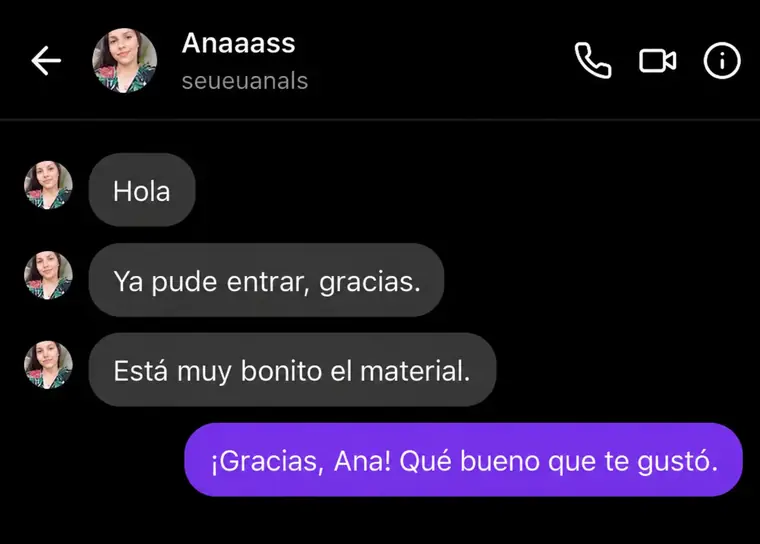 Testimonio de Ana