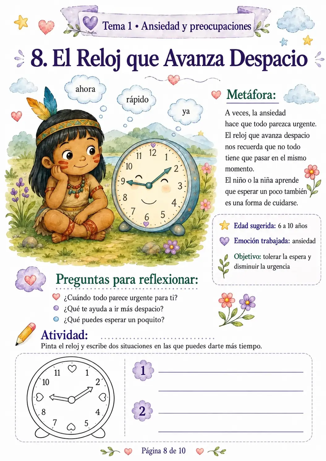 Metáfora El Reloj que Avanza Despacio